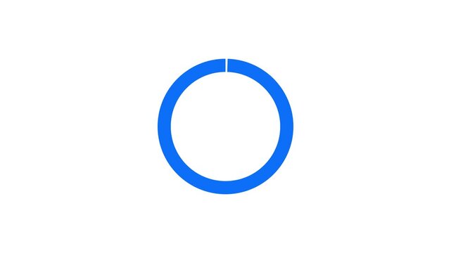 Geometric Circle Shape Drawing on transparent background, Hand drawn circle animation 4K, Path makes a circle, circular path, circle element shape on alpha, circle impossible geometric shape