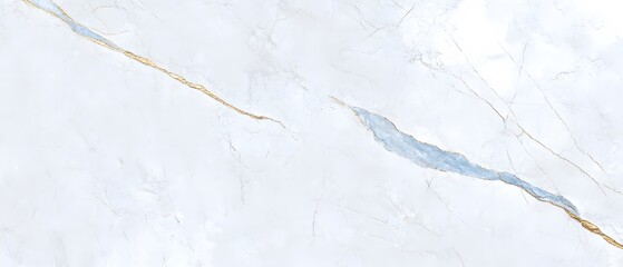Fototapeta premium Elegant White Marble Texture with Gold and Blue Veins