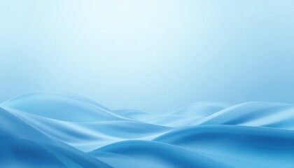 Fototapeta premium Serene Blue Wave Background Calming Abstract Texture for Design Projects