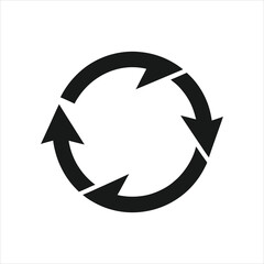  Loop Recycle Icon Silhouette Design
