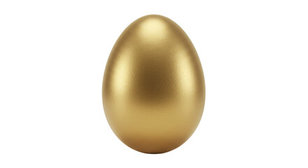Isolated Golden Egg