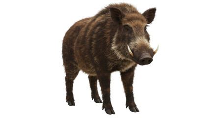 Isolated Wild Boar