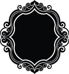Bracket Frame Silhouette Vector