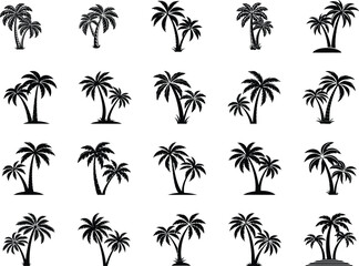 Naklejka premium Palm Tree SVG