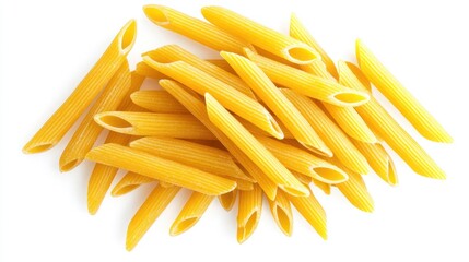 Full-Length View of Penne Pasta