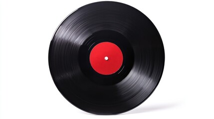 Vinyl Record Isolated on White