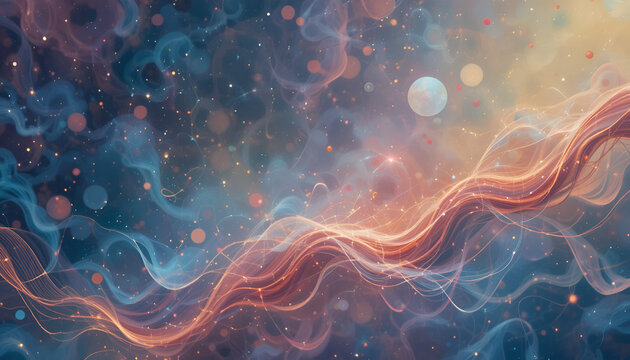 visualization of fractal realms with isolated on transparents background