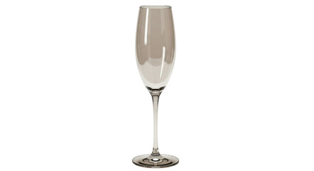 Isolated Elegant Champagne Glass