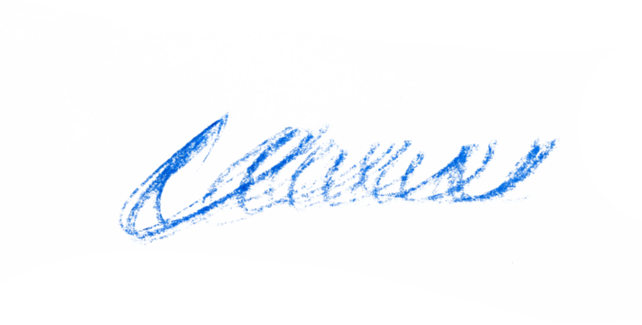 curly blue pencil stroke on transparent background - Powered by Adobe