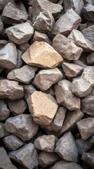 Rough Grey and Brown Stones Texture Background
