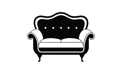 Leather Sofa silhouette