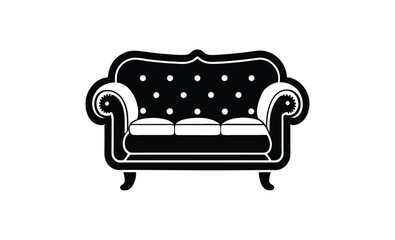 Leather Sofa silhouette