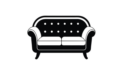 Leather Sofa silhouette