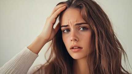 Addressing hair loss and hair problems insights for young adults in a calm indoor setting
