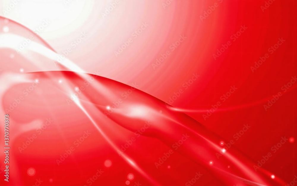 Fototapete elegant and smooth abstract wave background transitioning from deep red to bright orange - expressin