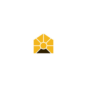 sun home yellow logo for donwload