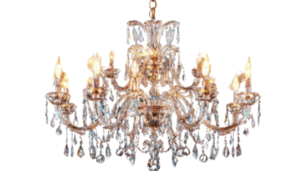 chandelier isolated on white background
