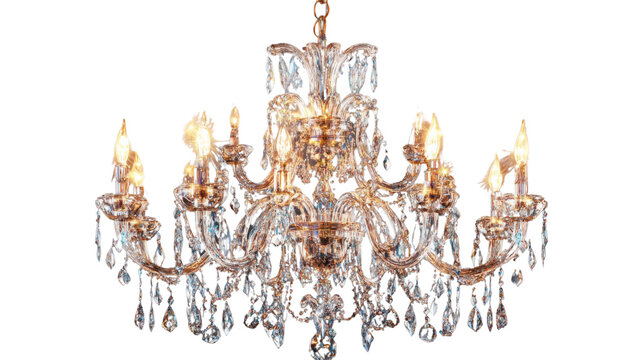 chandelier isolated on white background