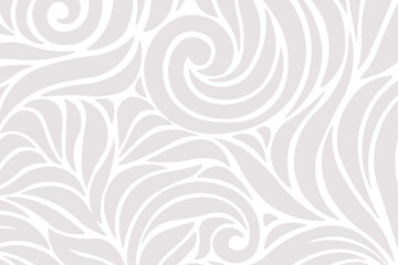 Abstract floral background with leaf seamless pattern.