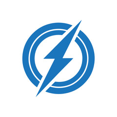 Energy power vector icon.