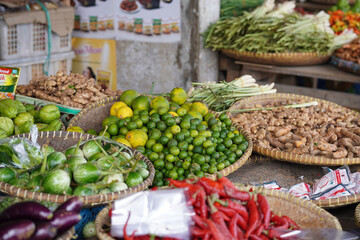 spices at the traditional market