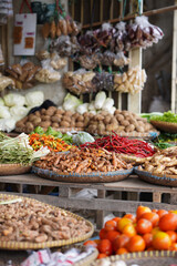 spices at the traditional market