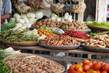spices at the traditional market