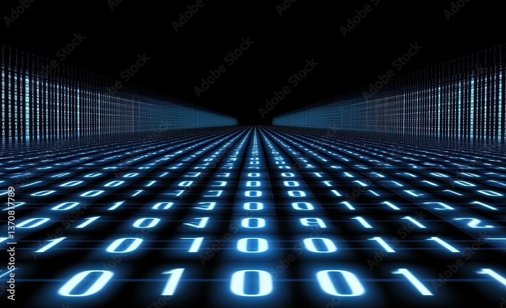 Poster cyberspace is an abstract concept, while blockchain networks and fintech technologies represent cutt