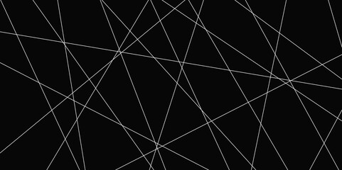 Abstract line background. abstract white lines with black background creative and geometric shape with black luxury pattern and paper texture design in illustration with white line background.