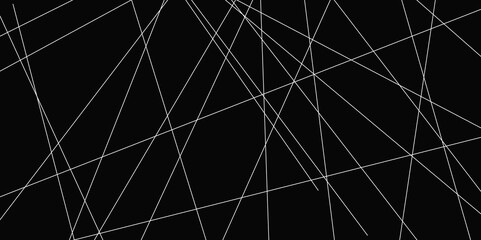Abstract line background. abstract white lines with black background creative and geometric shape with black luxury pattern and paper texture design in illustration with white line background.