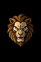lion head vector