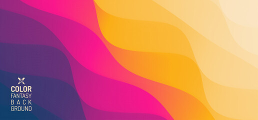 Abstract background with dynamic effect. Creative design poster with vibrant gradients. Vector illustration for advertising, marketing, presentation. Mobile screen.