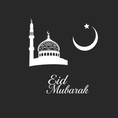 Eid Mubarak Greetings Card Design, Eid Mubarak post, Islamic concept vertical image	
