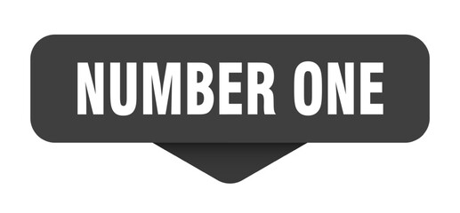 number one sticker. number one sign on transparent background