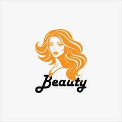 32 beauty logo face salon word letter alphabet intertwine