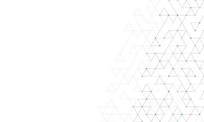 Abstract background with a geometric pattern of triangle shapes. Graphic design element 