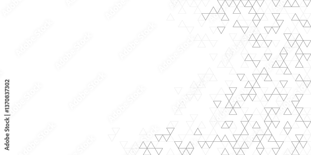 Aufkleber Abstract background with a geometric pattern of triangle shapes. Graphic design element 