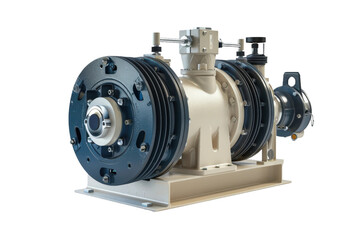 A mechanical pump designed for high-pressure fluid movement, used in industries, factories, and chemical plants.