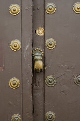 Detail of an old door in Seville, Spain