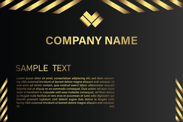 Elegant Black and Gold Business Card Template (2)