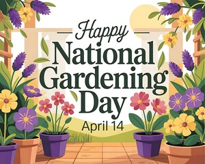 Vibrant Floral Design Celebrates National Gardening Day on April 14