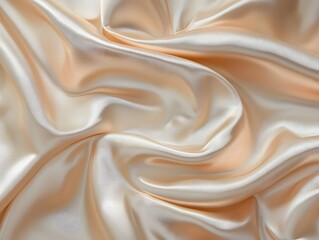 Obraz premium Luxurious Fabric Texture Background in Warm Neutral Tones