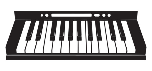 Keyboard Vector Illustration for Music Production and Design Projects © Creative Image  