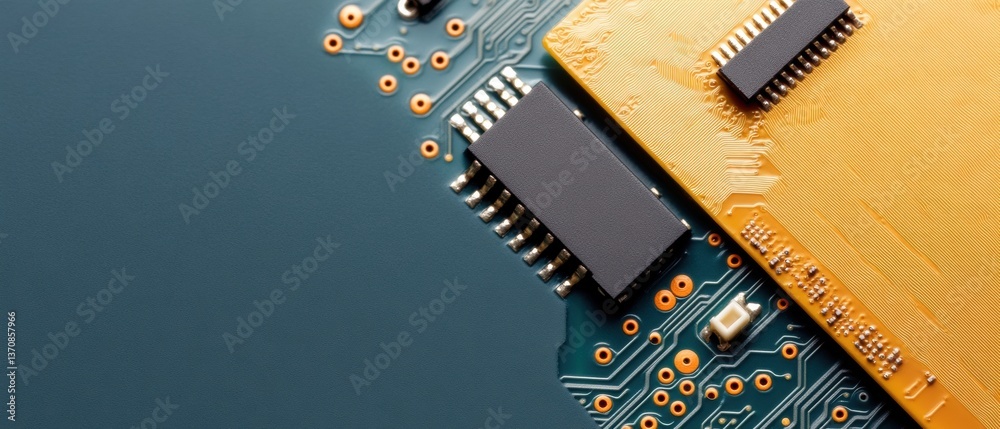 Aufkleber Next-Gen Computing Architecture AI-Powered Quantum Circuit Board Design Visualizing Decentralized Network Innovation for High-Performance Tech Ecosystems