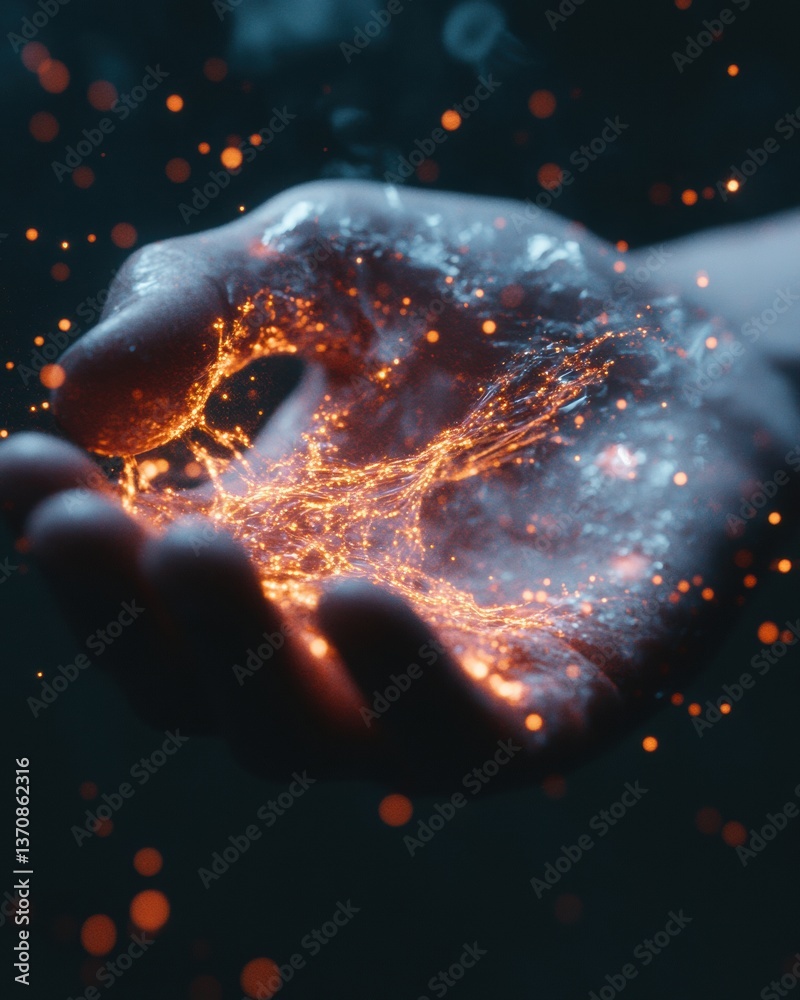 Aufkleber Quantum Connectivity Nexus Ethereal Digital Transformation Visualizing Innovative Network Flow with Luminescent Neural Mapping - Cutting-Edge Tech Visualization