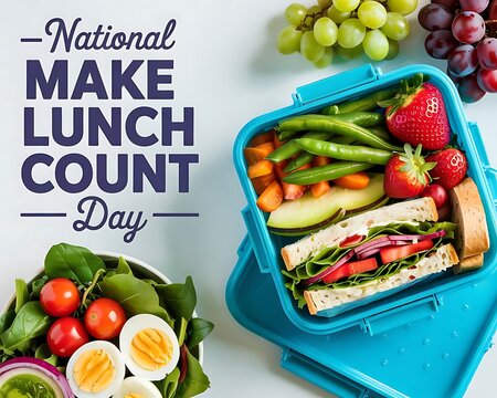 Healthy Lunchbox Packed for National Make Lunch Count Day - Powered by Adobe