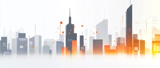 A simple white background with thin vertical stripes in soft muted colors creating a subtle elegance, bright tone, modern blurred effect, empty blank space on the