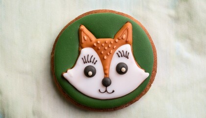 Obraz premium Woodland Animal Themed Cookies