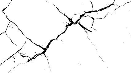 Grungy, grunge effect, grunge texture, dry land crack effect, Vector surface cracks and fissures in ground. and surface and scratches Transparent background.
