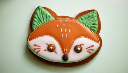 Obraz premium Woodland Animal Themed Cookies